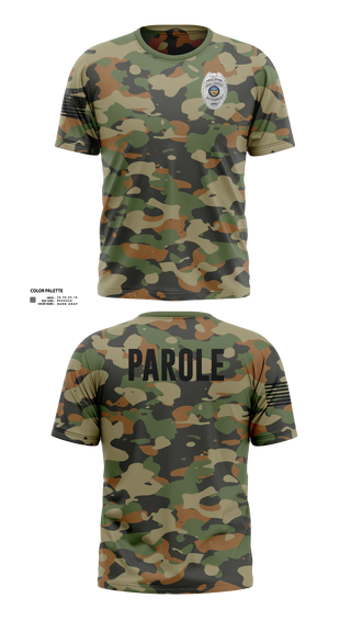 Short Sleeve Performance Shirt, Adult Parole Authority, Police, Teamtime, Team time, sublimation, custom sports apparel, team uniforms, spirit wear, spiritwear, sports uniforms, custom shirts, team store, custom team store, fundraiser sports, apparel fundraiser