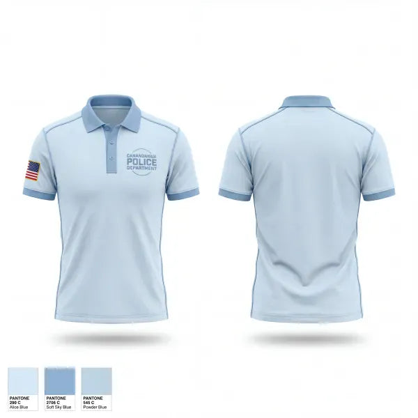 Short Sleeve Performance Polo, Canandaigua Police Department, Police, Teamtime, Team time, sublimation, custom sports apparel, team uniforms, spirit wear, spiritwear, sports uniforms, custom shirts, team store, custom team store, fundraiser sports, apparel fundraiser