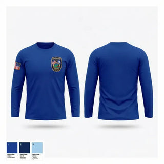Long Sleeve Performance Shirt, Oxford Police Department, Police, Teamtime, Team time, sublimation, custom sports apparel, team uniforms, spirit wear, spiritwear, sports uniforms, custom shirts, team store, custom team store, fundraiser sports, apparel fundraiser