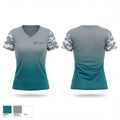 Optimum Beach 56808456 Women's Short Sleeve V-neck Shirt - 1