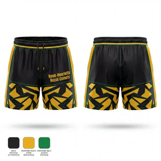 Athletic Shorts With Pockets, Rush-Henrietta Royal Comets, Women's Lacrosse, Teamtime, Team time, sublimation, custom sports apparel, team uniforms, spirit wear, spiritwear, sports uniforms, custom shirts, team store, custom team store, fundraiser sports, apparel fundraiser