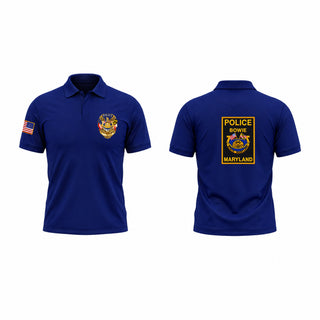 Short Sleeve Performance Polo, City of Bowie Police, Police, Teamtime, Team time, sublimation, custom sports apparel, team uniforms, spirit wear, spiritwear, sports uniforms, custom shirts, team store, custom team store, fundraiser sports, apparel fundraiser