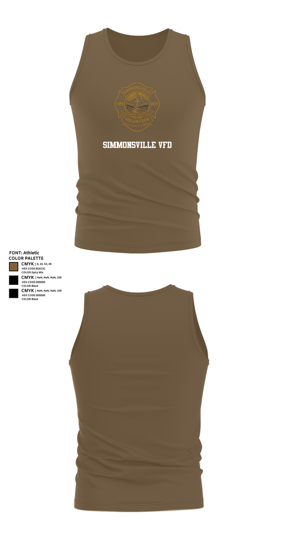 Tank Top, Simmonsville VFD, , Teamtime, Team time, sublimation, custom sports apparel, team uniforms, spirit wear, spiritwear, sports uniforms, custom shirts, team store, custom team store, fundraiser sports, apparel fundraiser