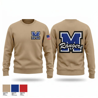 Crew Neck Sweatshirt, Methuen, Army, Teamtime, Team time, sublimation, custom sports apparel, team uniforms, spirit wear, spiritwear, sports uniforms, custom shirts, team store, custom team store, fundraiser sports, apparel fundraiser