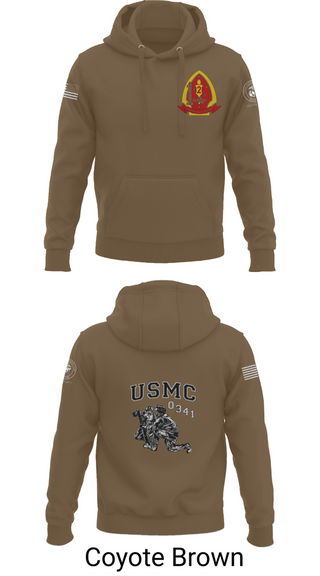 Hoodie, 1st Bn 2mar 2nd MarDiv, , Teamtime, Team time, sublimation, custom sports apparel, team uniforms, spirit wear, spiritwear, sports uniforms, custom shirts, team store, custom team store, fundraiser sports, apparel fundraiser