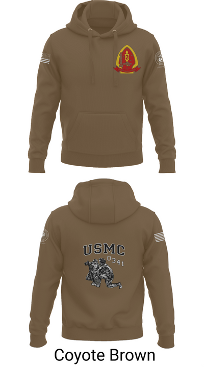1st Bn 2mar 2nd MarDiv 35824328 Hoodie - 18