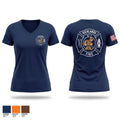 Richlands fire and rescue Women's Short Sleeve V-neck Shirt - 1