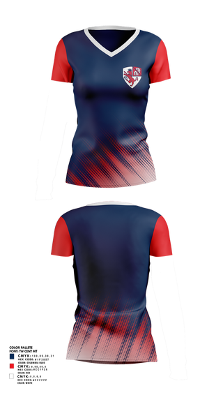 Womens Short Sleeve Vneck Shirt, Mark Morris Soccer, Men's Soccer, Teamtime, Team time, sublimation, custom sports apparel, team uniforms, spirit wear, spiritwear, sports uniforms, custom shirts, team store, custom team store, fundraiser sports, apparel fundraiser