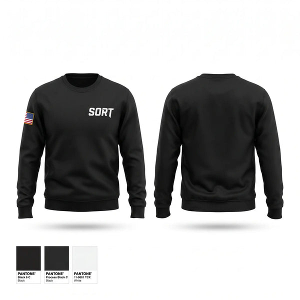 Crew Neck Sweatshirt, SORT, Police, Teamtime, Team time, sublimation, custom sports apparel, team uniforms, spirit wear, spiritwear, sports uniforms, custom shirts, team store, custom team store, fundraiser sports, apparel fundraiser