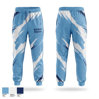 Sweatpants, Garber Dukes, Wrestling, Teamtime, Team time, sublimation, custom sports apparel, team uniforms, spirit wear, spiritwear, sports uniforms, custom shirts, team store, custom team store, fundraiser sports, apparel fundraiser