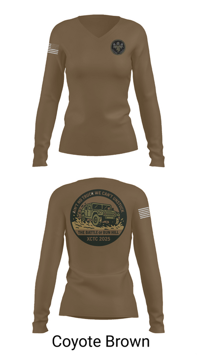 A 1/111 Field Artillery 90044147 Women's Long Sleeve V-neck Shirt - 16