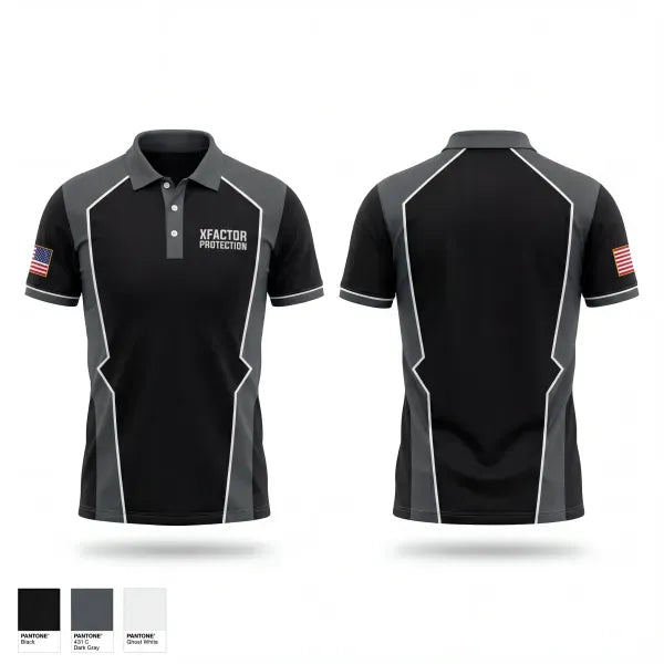 Short Sleeve Performance Polo, XFACTOR PROTECTION, Police, Teamtime, Team time, sublimation, custom sports apparel, team uniforms, spirit wear, spiritwear, sports uniforms, custom shirts, team store, custom team store, fundraiser sports, apparel fundraiser