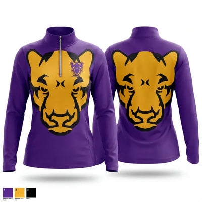 Aransas Pass High School Tennis 3688652 Quarter Zip Jacket - 1