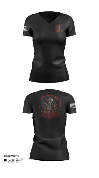 Womens Short Sleeve Vneck Shirt, Reapers, Army, Teamtime, Team time, sublimation, custom sports apparel, team uniforms, spirit wear, spiritwear, sports uniforms, custom shirts, team store, custom team store, fundraiser sports, apparel fundraiser