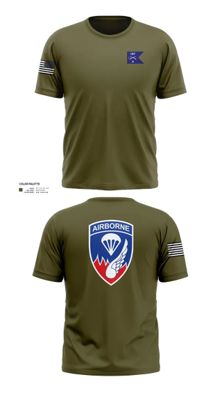 Old School Cotton Feel Shirt, 187 infantry, , Teamtime, Team time, sublimation, custom sports apparel, team uniforms, spirit wear, spiritwear, sports uniforms, custom shirts, team store, custom team store, fundraiser sports, apparel fundraiser