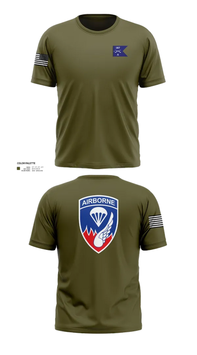 187 infantry 29160821 Old School Cotton Feel Shirt - 21