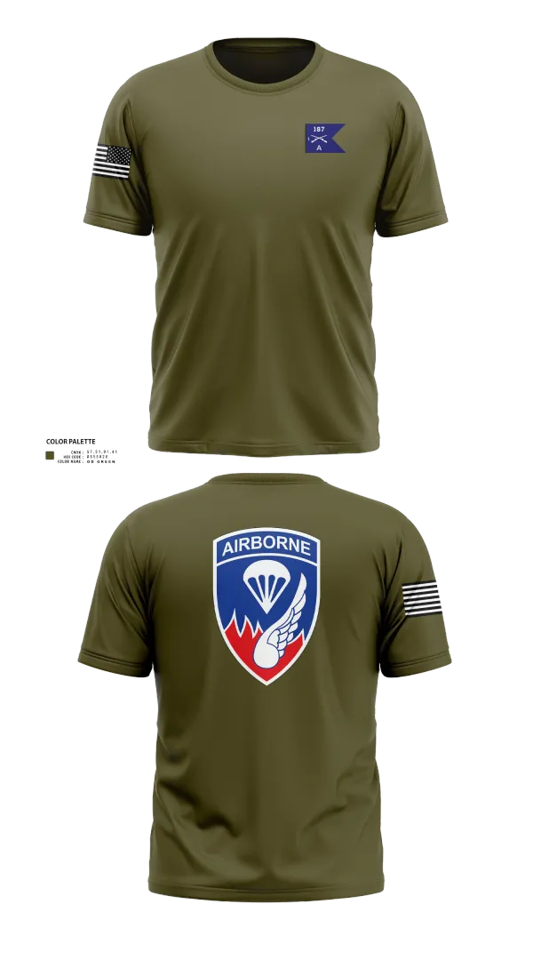 Old School Cotton Feel Shirt, 187 infantry, , Teamtime, Team time, sublimation, custom sports apparel, team uniforms, spirit wear, spiritwear, sports uniforms, custom shirts, team store, custom team store, fundraiser sports, apparel fundraiser