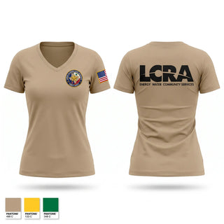 Womens Short Sleeve Vneck Shirt, LOWER COLORADO RIVER AUTHORITY, Police, Teamtime, Team time, sublimation, custom sports apparel, team uniforms, spirit wear, spiritwear, sports uniforms, custom shirts, team store, custom team store, fundraiser sports, apparel fundraiser
