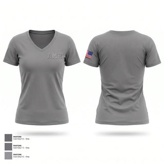 Womens Short Sleeve Vneck Shirt, AMR, EMS/EMT, Teamtime, Team time, sublimation, custom sports apparel, team uniforms, spirit wear, spiritwear, sports uniforms, custom shirts, team store, custom team store, fundraiser sports, apparel fundraiser