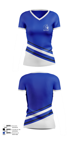 Womens Short Sleeve Vneck Shirt, Wayne Community High School Band, Spirit Store, Teamtime, Team time, sublimation, custom sports apparel, team uniforms, spirit wear, spiritwear, sports uniforms, custom shirts, team store, custom team store, fundraiser sports, apparel fundraiser