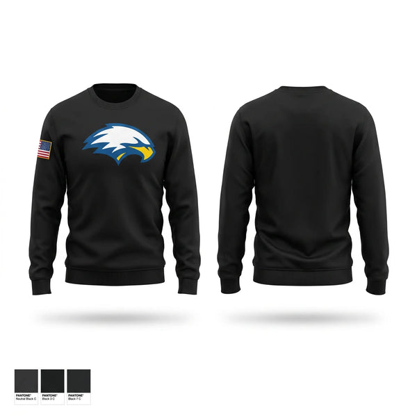 Crew Neck Sweatshirt, Ruskin Highschool MCJROTC, Marines, Teamtime, Team time, sublimation, custom sports apparel, team uniforms, spirit wear, spiritwear, sports uniforms, custom shirts, team store, custom team store, fundraiser sports, apparel fundraiser