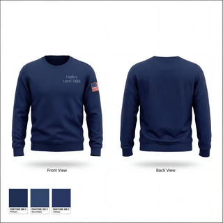 Crew Neck Sweatshirt, Hadley Local 5486, Fire Department, Teamtime, Team time, sublimation, custom sports apparel, team uniforms, spirit wear, spiritwear, sports uniforms, custom shirts, team store, custom team store, fundraiser sports, apparel fundraiser