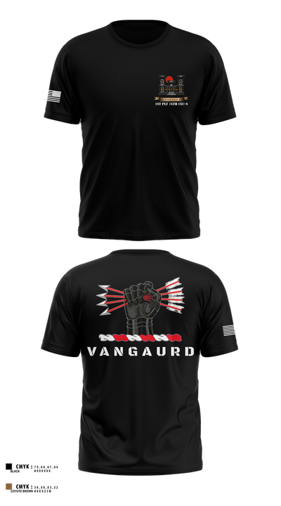 1ST PLT 76TH CEC-S 11178991 Short Sleeve Performance Shirt - 4
