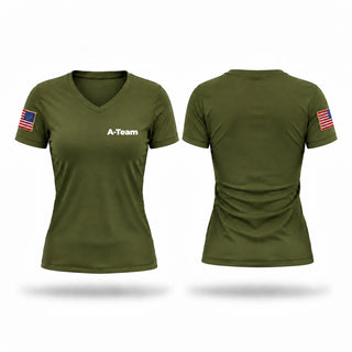 Womens Short Sleeve Vneck Shirt, A-Team, Police, Teamtime, Team time, sublimation, custom sports apparel, team uniforms, spirit wear, spiritwear, sports uniforms, custom shirts, team store, custom team store, fundraiser sports, apparel fundraiser