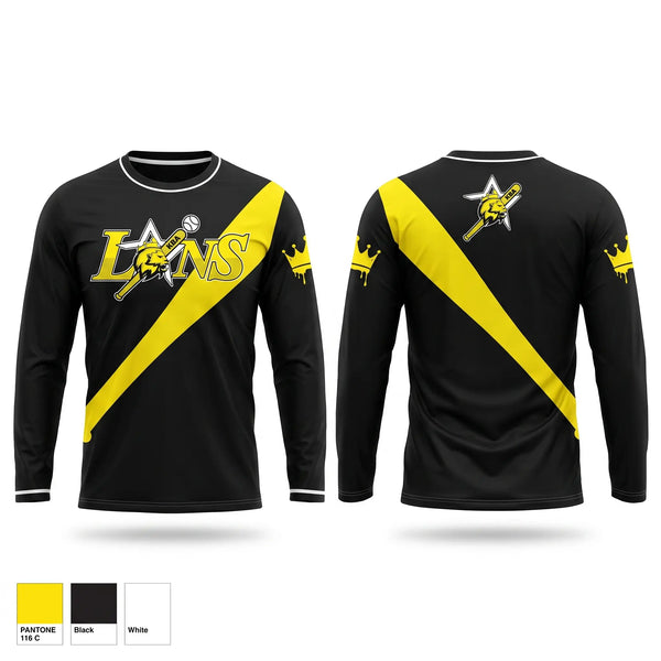 Long Sleeve Performance Shirt, KBALIONS, Baseball, Teamtime, Team time, sublimation, custom sports apparel, team uniforms, spirit wear, spiritwear, sports uniforms, custom shirts, team store, custom team store, fundraiser sports, apparel fundraiser