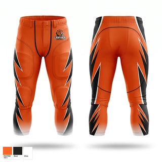 Integrated Football Pants, Lanphier Lions, , Teamtime, Team time, sublimation, custom sports apparel, team uniforms, spirit wear, spiritwear, sports uniforms, custom shirts, team store, custom team store, fundraiser sports, apparel fundraiser