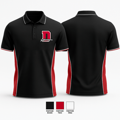 Durfee High School Wrestling 91395125 Short Sleeve Performance Polo - 1