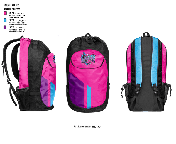 Gear Bag, She’s Elite, , Teamtime, Team time, sublimation, custom sports apparel, team uniforms, spirit wear, spiritwear, sports uniforms, custom shirts, team store, custom team store, fundraiser sports, apparel fundraiser