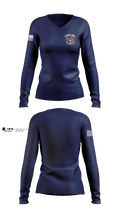 Cy Creek Fire 23 13210020 Women's Long Sleeve V-neck Shirt - 1