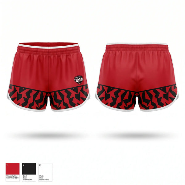 Womens Shorts, Clutch, Baseball, Teamtime, Team time, sublimation, custom sports apparel, team uniforms, spirit wear, spiritwear, sports uniforms, custom shirts, team store, custom team store, fundraiser sports, apparel fundraiser