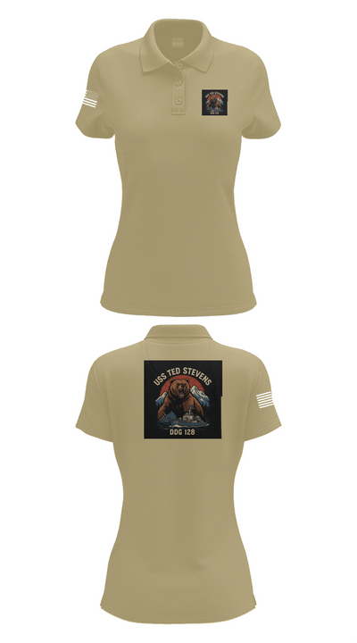 TED STEVENS 69093097 Women's Short Sleeve Performance Polo  - 90
