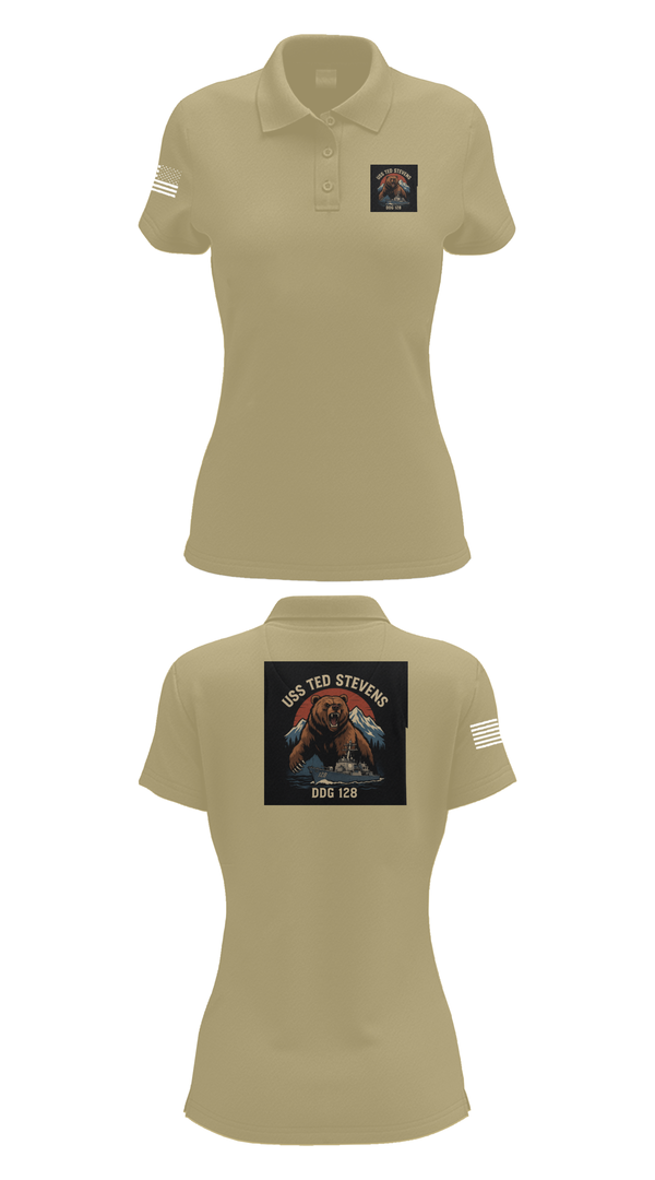 Womens Short Sleeve Performance Polo, TED STEVENS, , Teamtime, Team time, sublimation, custom sports apparel, team uniforms, spirit wear, spiritwear, sports uniforms, custom shirts, team store, custom team store, fundraiser sports, apparel fundraiser