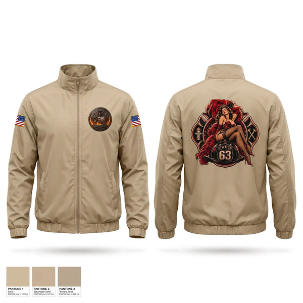 Windbreaker, Cal Fire, Fire Department, Teamtime, Team time, sublimation, custom sports apparel, team uniforms, spirit wear, spiritwear, sports uniforms, custom shirts, team store, custom team store, fundraiser sports, apparel fundraiser