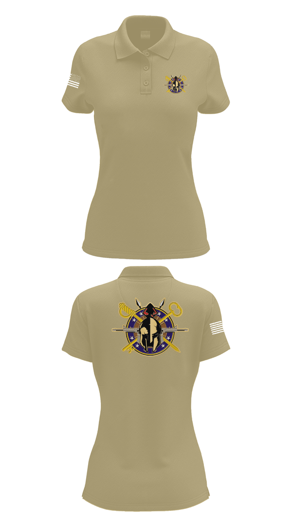 Womens Short Sleeve Performance Polo, A Company 68th DSSB 4ID, , Teamtime, Team time, sublimation, custom sports apparel, team uniforms, spirit wear, spiritwear, sports uniforms, custom shirts, team store, custom team store, fundraiser sports, apparel fundraiser