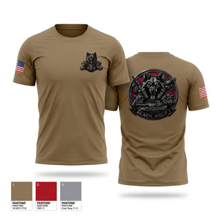 Short Sleeve Performance Shirt, Black Wolf Company, 3-67 AR, Army, Teamtime, Team time, sublimation, custom sports apparel, team uniforms, spirit wear, spiritwear, sports uniforms, custom shirts, team store, custom team store, fundraiser sports, apparel fundraiser