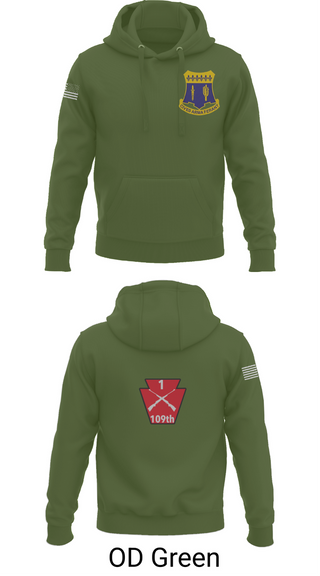 Hoodie, A co 1/109, National Guard, Teamtime, Team time, sublimation, custom sports apparel, team uniforms, spirit wear, spiritwear, sports uniforms, custom shirts, team store, custom team store, fundraiser sports, apparel fundraiser