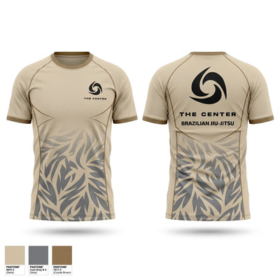 The Center Brazilian Jiu-Jitsu Soft Poly Tee Cotton Like Feel - 1