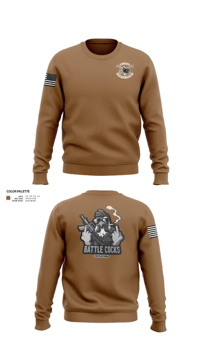 BATTLECOCKS, Boldsteel, 2-32 Far. 8081445 Crew Neck Sweatshirt - 1