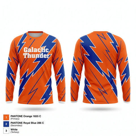 Long Sleeve Performance Shirt, Galactic Thunder, Men's Soccer, Teamtime, Team time, sublimation, custom sports apparel, team uniforms, spirit wear, spiritwear, sports uniforms, custom shirts, team store, custom team store, fundraiser sports, apparel fundraiser