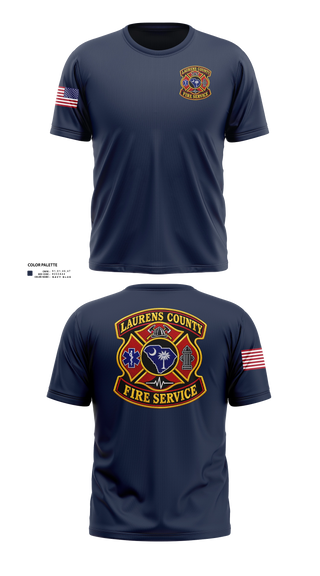 Short Sleeve Performance Shirt, LAURENS COUNTY FIRE SERVICE, Fire Department, Teamtime, Team time, sublimation, custom sports apparel, team uniforms, spirit wear, spiritwear, sports uniforms, custom shirts, team store, custom team store, fundraiser sports, apparel fundraiser