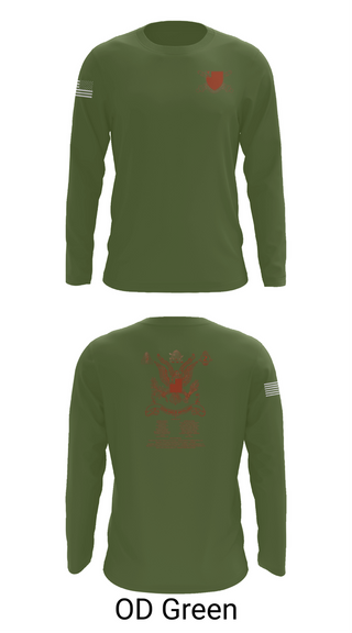 Long Sleeve Performance Shirt, 2nd Battalion 222nd Field Artillery, , Teamtime, Team time, sublimation, custom sports apparel, team uniforms, spirit wear, spiritwear, sports uniforms, custom shirts, team store, custom team store, fundraiser sports, apparel fundraiser