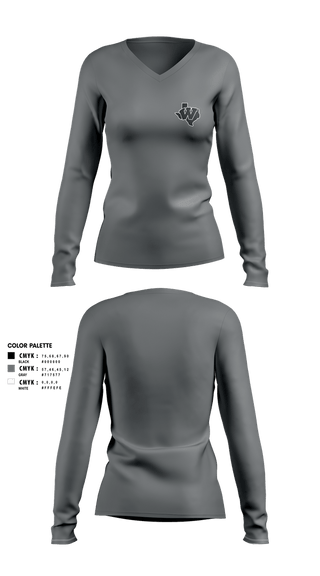 Womens Long Sleeve Vneck Shirt, Winn Maverick Softball, Softball, Teamtime, Team time, sublimation, custom sports apparel, team uniforms, spirit wear, spiritwear, sports uniforms, custom shirts, team store, custom team store, fundraiser sports, apparel fundraiser