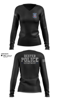 Dexter Police Department Women's Long Sleeve V-neck Shirt - 11