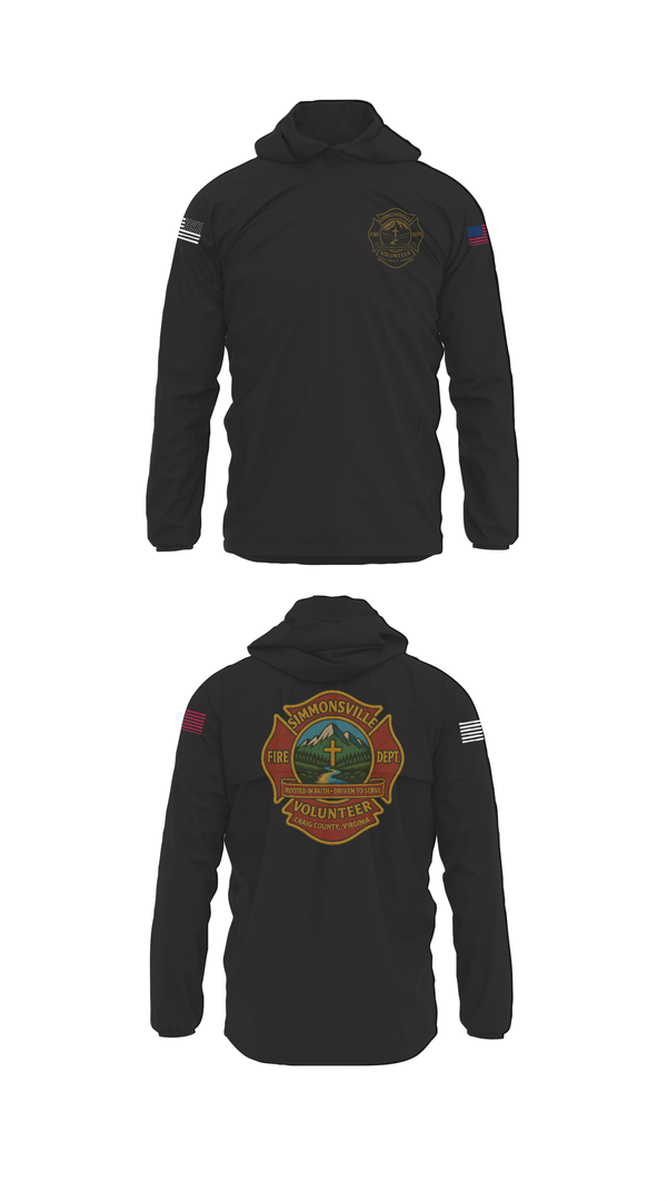 Windbreaker, Simmonsville VFD, , Teamtime, Team time, sublimation, custom sports apparel, team uniforms, spirit wear, spiritwear, sports uniforms, custom shirts, team store, custom team store, fundraiser sports, apparel fundraiser