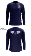 Washington DC Fire Department 38057797 Long Sleeve Performance Shirt - 3
