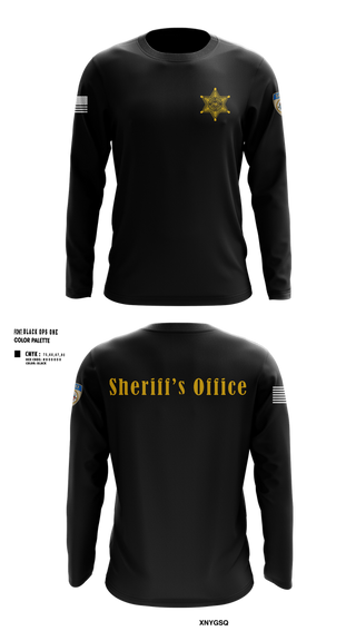 Long Sleeve Performance Shirt, Dane County SheriffBLUE MACAW, Women's Volleyball, Teamtime, Team time, sublimation, custom sports apparel, team uniforms, spirit wear, spiritwear, sports uniforms, custom shirts, team store, custom team store, fundraiser sports, apparel fundraiser